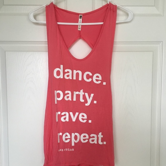 Tops - Dance, party, rave, repeat tank